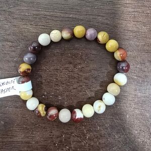 Multicolor Jasper Beaded Bracelet